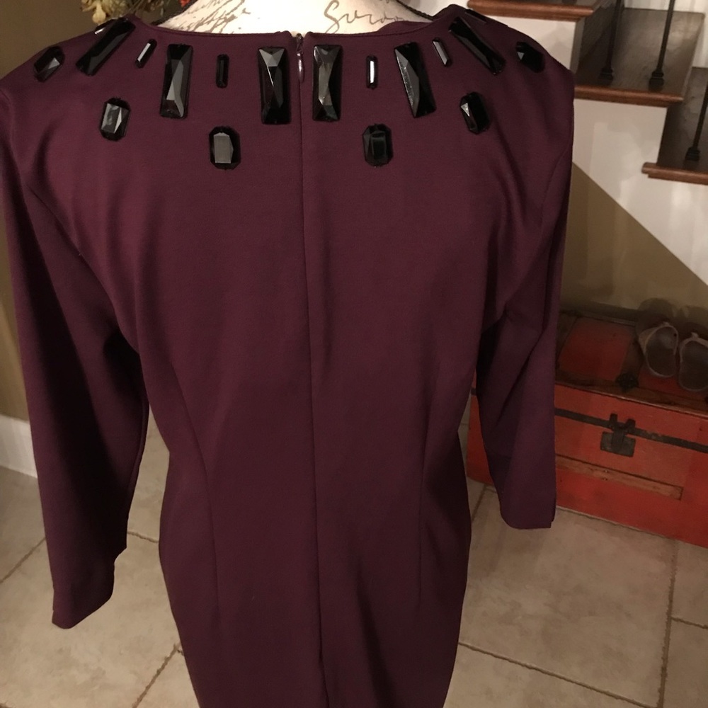 NWT Dana Bachman jeweled dress - Picture 4 of 7